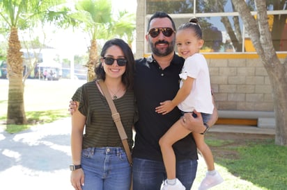 Marigaby Gómez, Guillermo Salmón y Nerea Salmón (EL SIGLO DE TORREÓN/ENRIQUE CASTRUITA)