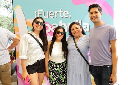 Wendy Bazán, Karla Cereso, Karla Askins y Francisco Hernández (EL SIGLO DE TORREÓN/ENRIQUE CASTRUITA)