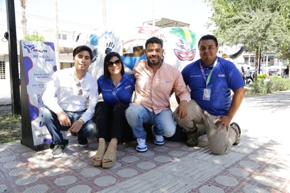 Diego Samaniego, Leticia Sánchez, Adrián Venegas y Carlos Palma (EL SIGLO DE TORREÓN/ENRIQUE CASTRUITA)