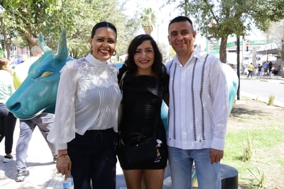 Sujey Alvarado, Carla Ortiz y Antonio Moreno (EL SIGLO DE TORREÓN/ENRIQUE CASTRUITA)