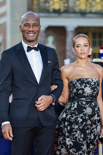 Didier Drogb y Gabrielle Lemair