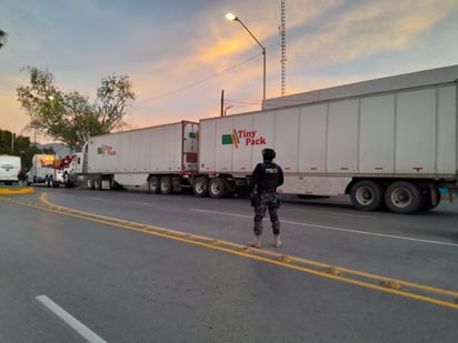 También eran transportadas armas cortas y largas de fuego, por lo que los dos sujetos fueron detenidos por los uniformados. (ESPECIAL)