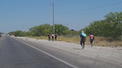 Los migrantes provienen del municipio de Monclova. (Foto: RENÉ ARELLANO / EL SIGLO COAHUILA)
