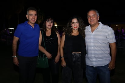 Mario Terrazas, Isabel López, Alejandra y Shafee (EL SIGLO DE TORREÓN/ENRIQUE CASTRUITA)