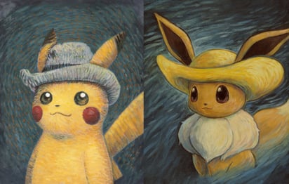 Famosos Pokémon figuran en las pinturas (ESPECIAL)