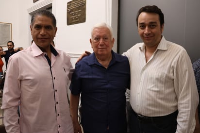 Ernesto Mendoza, Jesús Gerardo Sotomayor y Enrique Sada (EL SIGLO DE TORREÓN/VAYRON INFANTE)