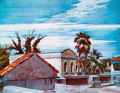 Palms at Saltillo, 1943. Imagen: Colección privada