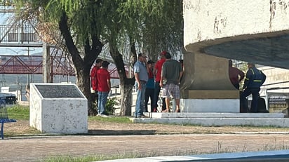 La plaza Miguel Hidalgo y Costilla, mejor conocida como Plaza de las Garzas por las esculturas de bronce que se encuentran en la fuente, fue el centro de reunión de los trabajadores. (Foto: SERGIO A. RODRÍGUEZ / EL SIGLO COAHUILA)