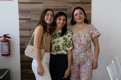 Ana Luisa Villa, Marcela Berúmen y Melissa Pérez (EL SIGLO DE TORREÓN/ENRIQUE CASTRUITA)
