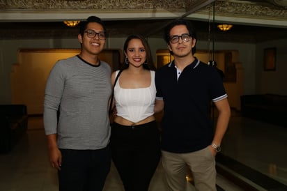 Omar Ibarra, Melissa Aguero y Alejandro Turrubiate (EL SIGLO DE TORREÓN/ENRIQUE CASTRUITA)