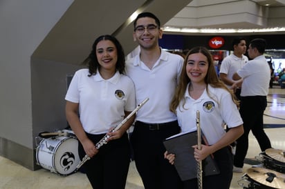 Alondra Luna, Jesús Martínez y Michelle Camarena (EL SIGLO DE TORREÓN/ENRIQUE CASTRUITA)