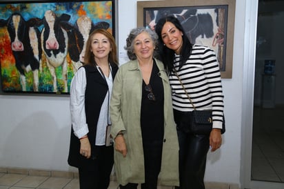 María Esther, Cuca y Ana Lucía.