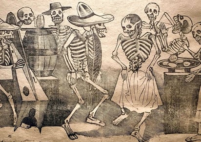 'El jarabe en Ultratumba', de José Guadalupe Posada