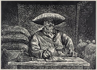 'Compro tu maíz', de Leopoldo Méndez