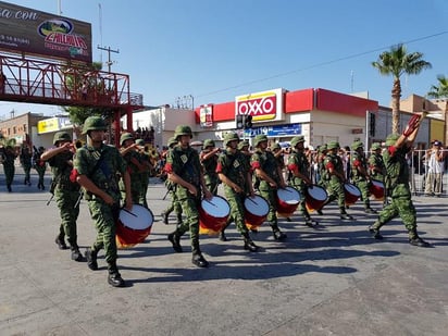 Encabezarán el desfile elementos del Ejército Mexicano, Guardia Nacional, así como distintas corporaciones.