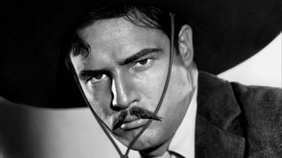 Marlon Brando como Emiliano Zapata (ARCHIVO)