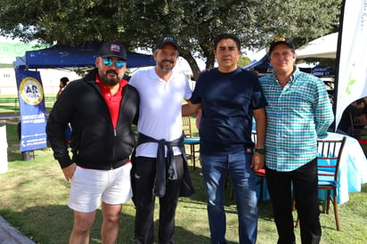 Carlos Mena, Manolo Jaidar, Pepe González y Francisco González (EL SIGLO DE TORREÓN/ENRIQUE CASTRUITA)