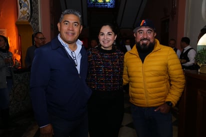 Álvaro Ramos, Grethel Romo y Javier Nava (EL SIGLO DE TORREÓN/ENRIQUE CASTRUITA)