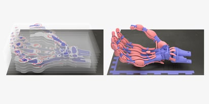 Lo más reciente ha sido la creación de una pinza robótica completamente impresa en 3D con forma de mano humana. (EFE)