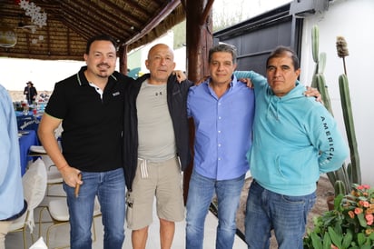 Manuel Rosales, Ramón Chairez, Paco Fernández y Humberto Torres (EL SIGLO DE TORREÓN/ENRIQUE CASTRUITA)