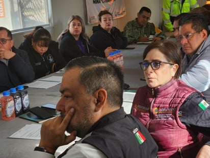 Se llevó a cabo otra reunión de información con las familias de los mineros.