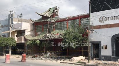 El Palacio Chino de Torreón, un tradicional restaurante oriental, atraviesa sus últimos días, pues será demolido. (FERNANDO COMPEÁN)
