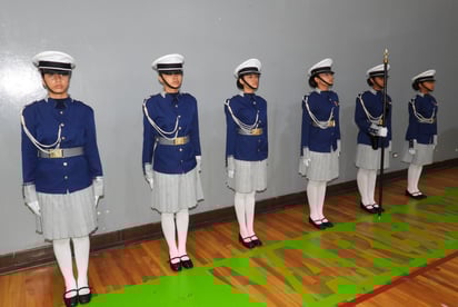 Escolta de la Escueal Secundaria Técnica 15 de Bedrmejillo (CORTESÍA)