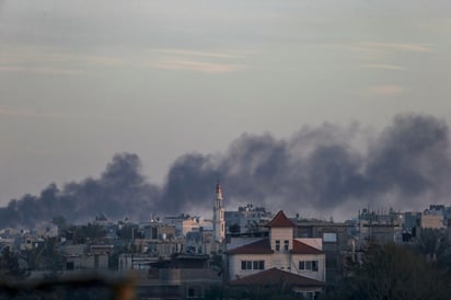 Vista de la Franja de Gaza bombardeada. (EFE)