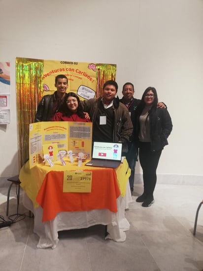 Estudiantes durante el Concurso de Proyectos Estudiantiles en Ciencia y Tecnología. (CORTESÍA)
