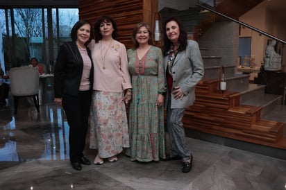 Elisa Morales, Lupita de Murra, Laura de Díaz y Cristy de Kawas (EL SIGLO DE TORREÓN/ VAYRON INFANTE)