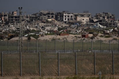 Edificios destruidos en la Franja de Gaza. (AP)