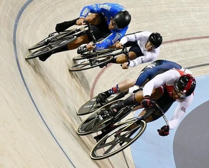 Campeonato Panamericano de Ciclismo de Pista que se celebra en Los Ángeles. (CORTESÍA)