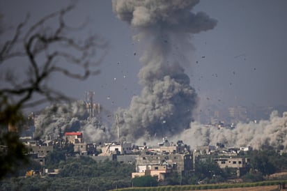 Bombardeo israelí contra la Franja de Gaza. (AP)