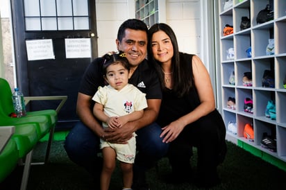 Sergio Rodríguez, Vanessa Cantú y Loretta Rodríguez.