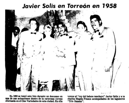 Javier Solís en Torreón (EL SIGLO DE TORREÓN)