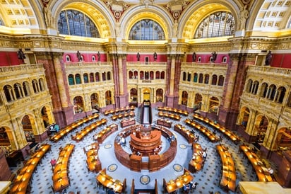 Biblioteca del Congreso de Estados Unidos. Foto: Getty Images