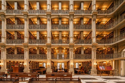Biblioteca George Peabody. Foto: Alamy