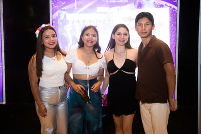 Briana Hernández, Jocelyn Hernández, Fernanda Alonso y Eduardo Alonso (EL SIGLO DE TORREÓN / ENRIQUE CASTRUITA)