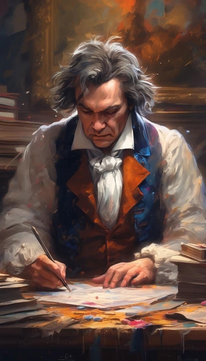 Beethoven fue ante todo un gran pensador humanista que expresó su filosofía claramente a través de la música. Imagen: Freepik