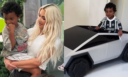 El hijo más pequeño de Kim Kardashian, Psalm, recién cumplió cinco años de edad y, por su aniversario, su abuelita, Kris Jenner, decidió obsequiarle un mini tesla, igual al que maneja su madre, que desde hace meses presume su nuevo vehículo, valuado en alrededor de 100 mil dólares.