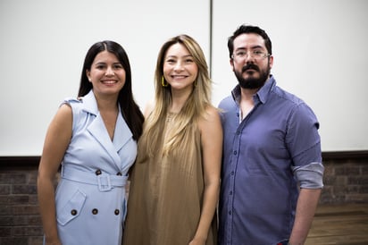 Samantha Talamantes, Sofía González y Alberto Romero (EL SIGLO DE TORREÓN/ ENRIQUE CASTRUITA)
