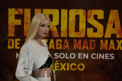 Anya Taylor-Joy durante la promoción en México de Furiosa: de la saga Mad Max. 