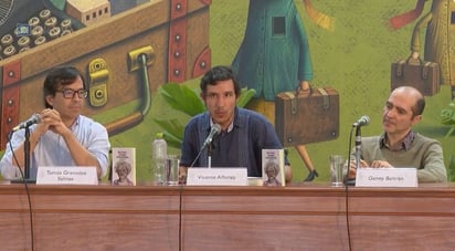 Vicente Alfonso presenta su libro de Mark Twain. (CORTESÍA)