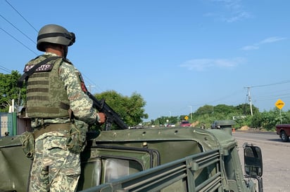 Efectivo militar en Michoacán. (ARCHIVO)