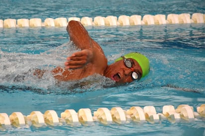 Segunda fecha del serial de natación. (GUADALUPE MIRANDA)