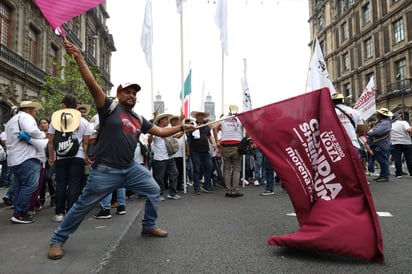 Simpatizantes de Claudia Sheinbaum. (EL UNIVERSAL)