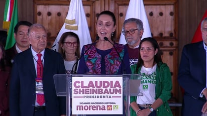 Claudia Sheinbaum, virtual primera presidenta electa de la República. (ESPECIAL)
