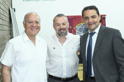 Francisco Onofre, Jaime Salum y Jorge Rivera (EL SIGLO DE TORREÓN / FERNANDO COMPEÁN)
