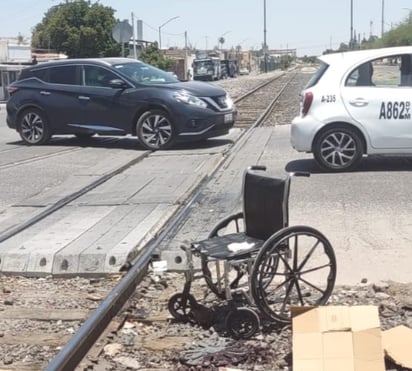 El tren arrolló a un joven en silla de ruedas. (EL SIGLO DE TORREÓN)