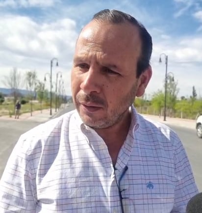 El alcalde de Parras, Fernando Orozco, habló sobre la situación del huachicoleo. (ISABEL AMPUDIA) 